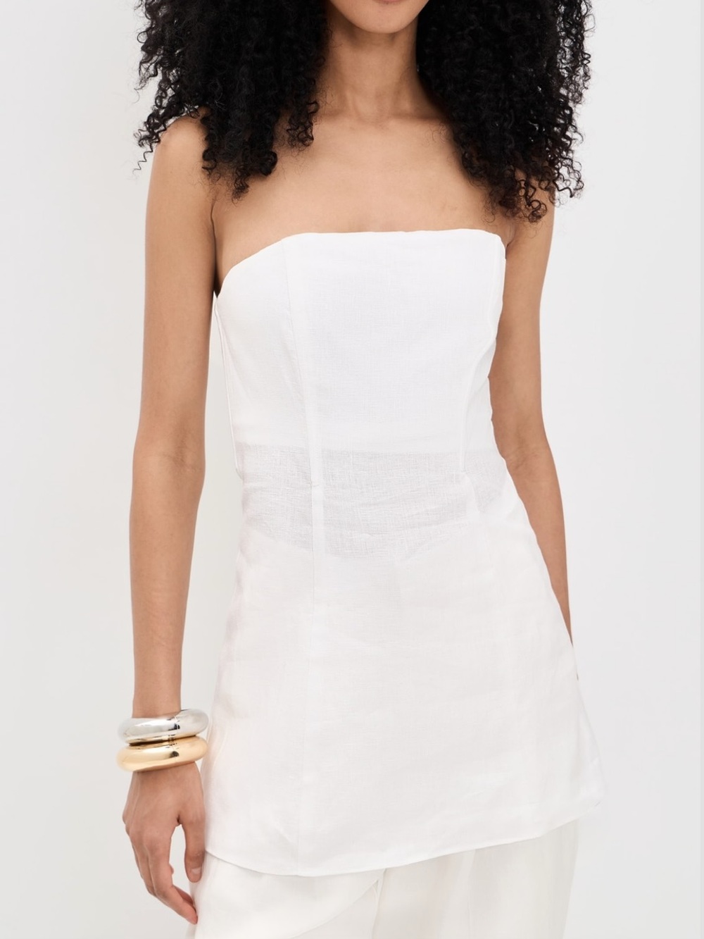 Reformation Aurina Linen Top